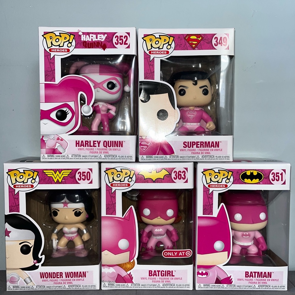 Funko Pop Heroes Pink Collection
